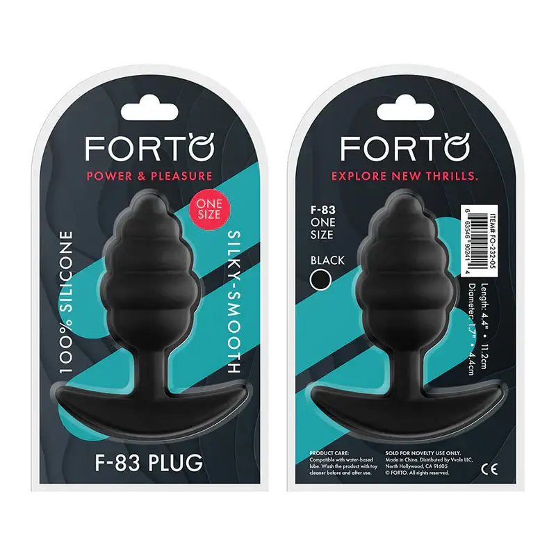 Forto F - 83 Silicone Butt Plug - Rolik®