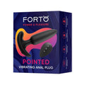 Forto Pointed Vibrating Remote Anal Plug - Rolik®