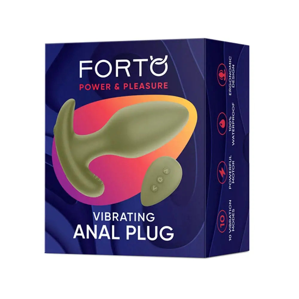 Forto Remote Vibrating Anal Plug - Rolik®