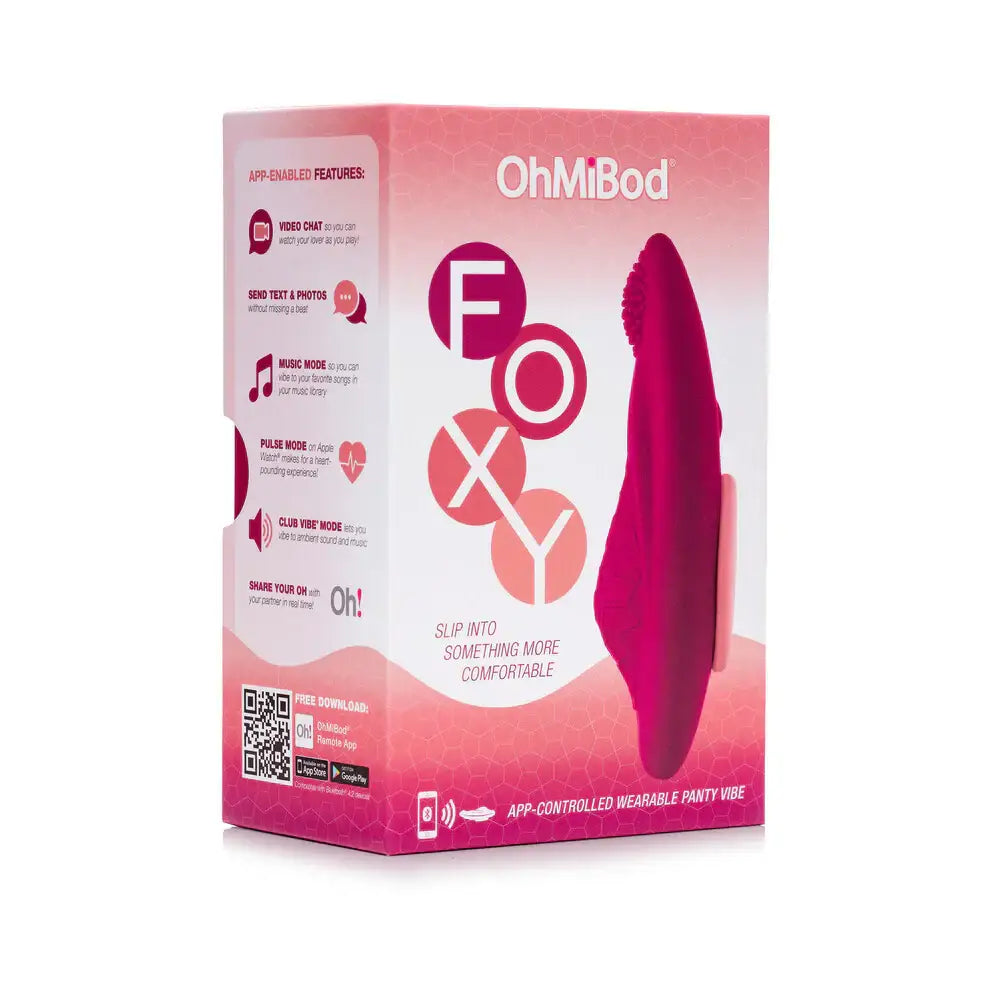 Foxy Bluetooth Smart Panty Vibrator - Pink