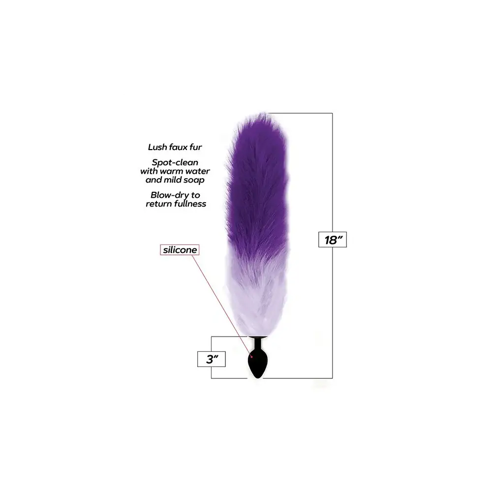 Foxy Fox Tail Silicone Butt Plug - Butt Plug