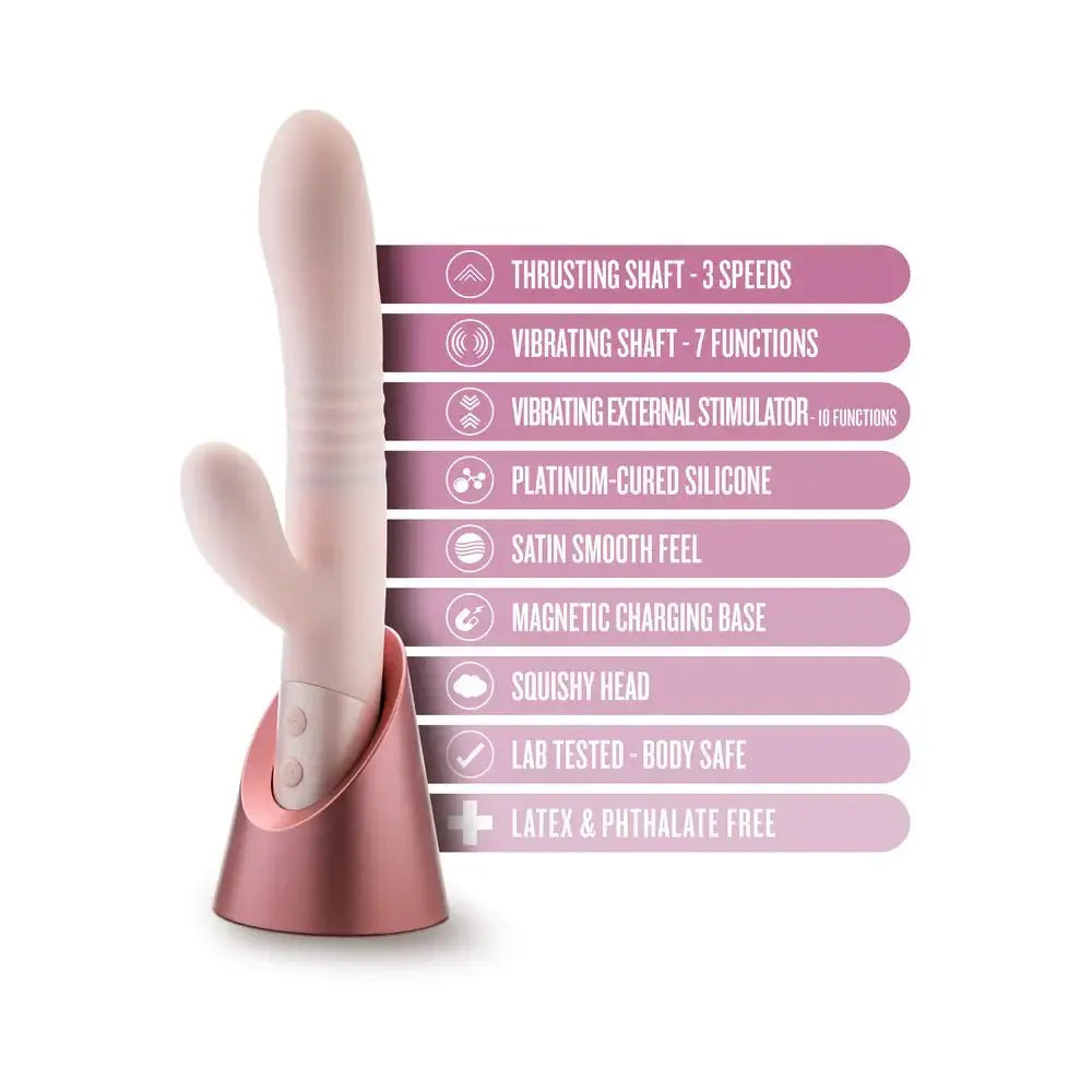 Fraya Thrusting Rabbit Vibrator with Charging Station - Rolik®
