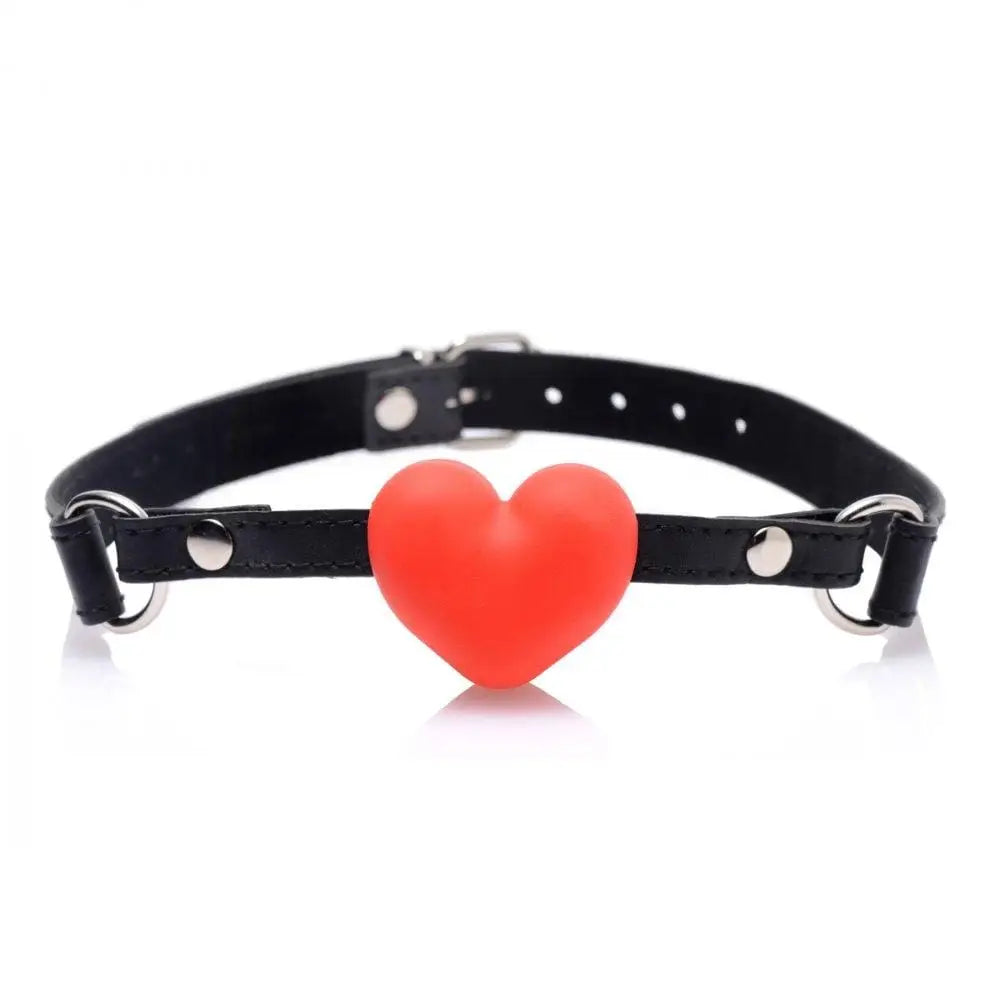Frisky™ Heart Beat Silicone Heart - Shaped Mouth Gag - Rolik®