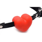 Frisky™ Heart Beat Silicone Heart - Shaped Mouth Gag - Rolik®