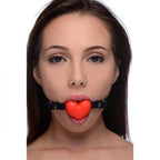 Frisky™ Heart Beat Silicone Heart - Shaped Mouth Gag - Rolik®