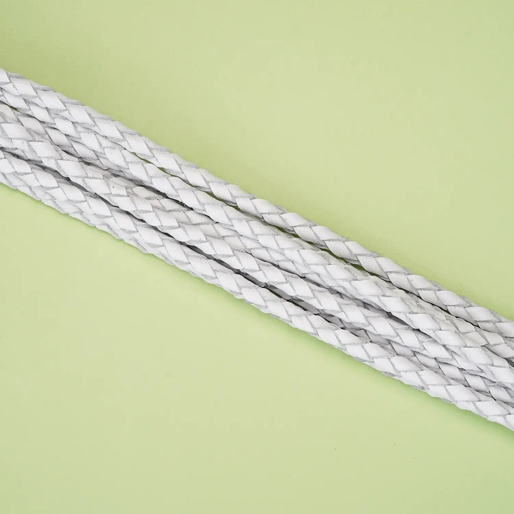 Fuji White Collection Braided Cat O’ Nine Tails Flogger