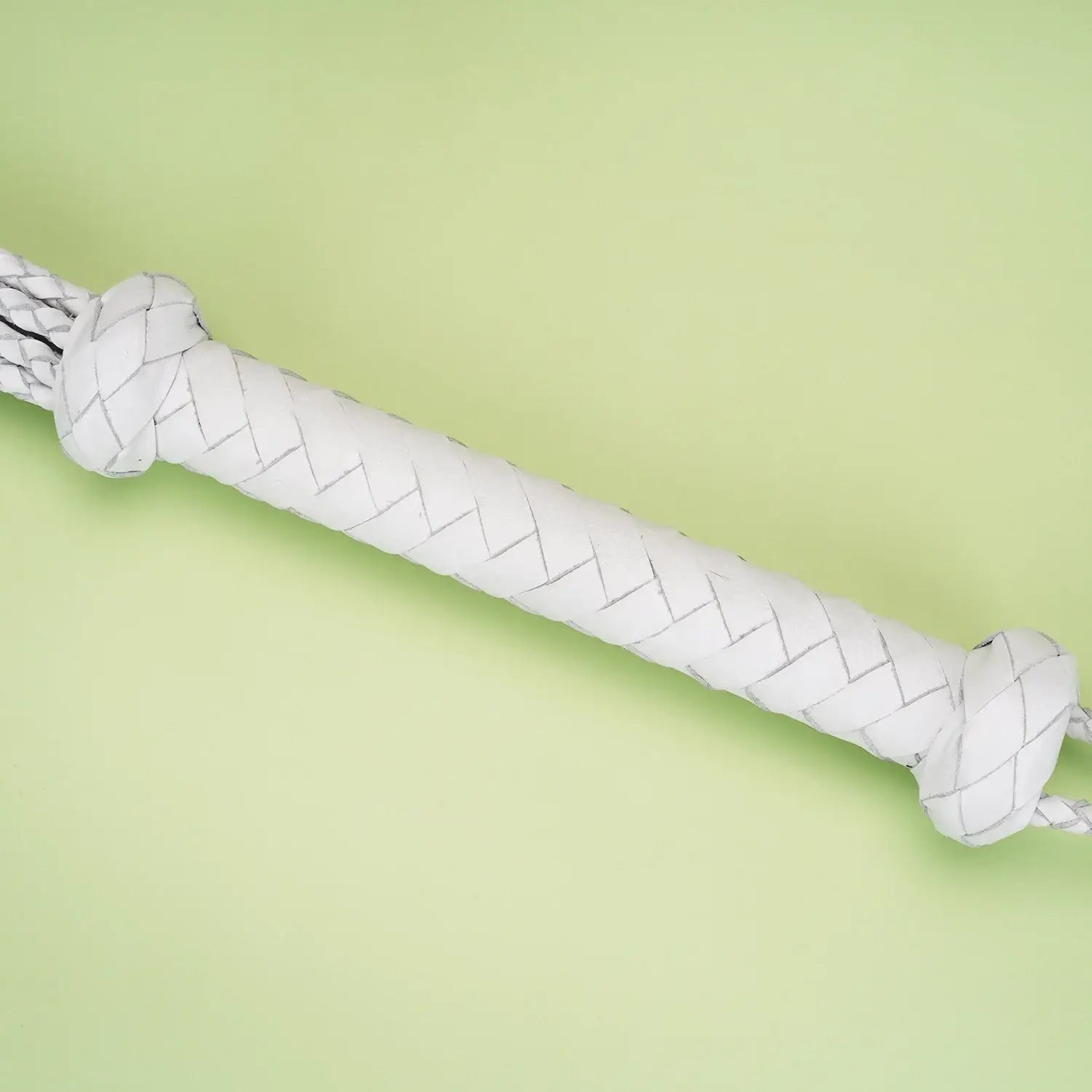 Fuji White Collection Braided Cat O’ Nine Tails Flogger