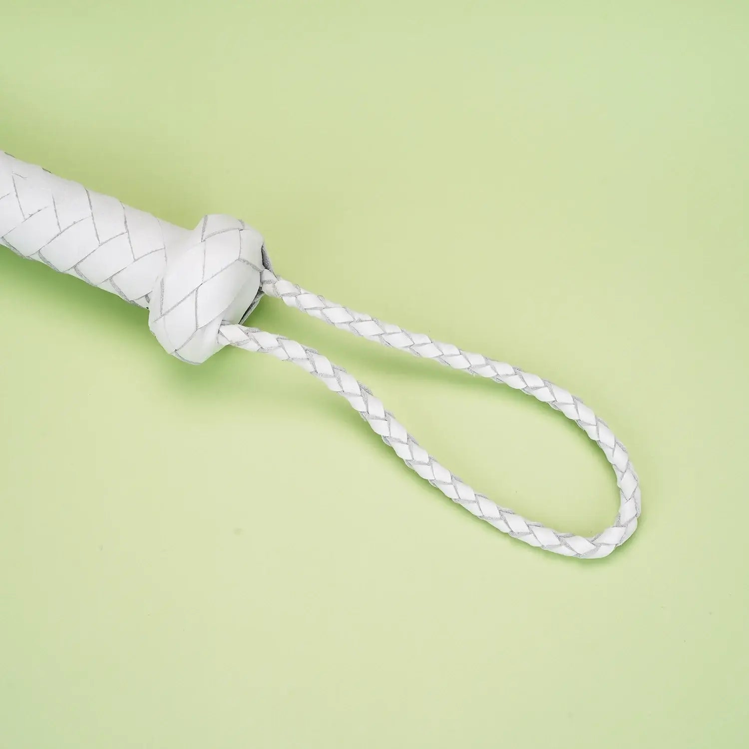 Fuji White Collection Braided Cat O’ Nine Tails Flogger