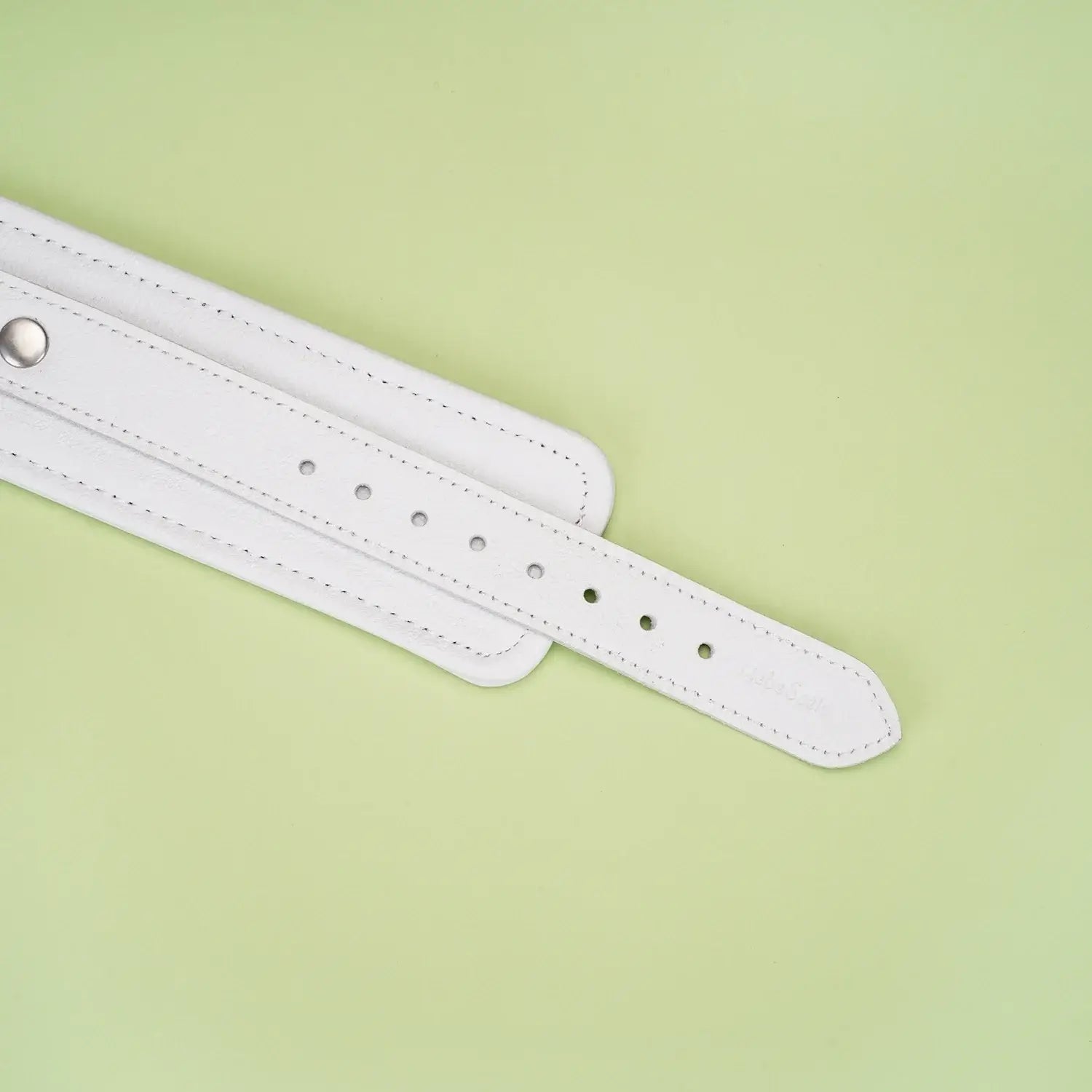 Fuji White Collection Leather Ankle Cuffs - Restraints