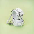 Fuji White Collection Leather Ankle Cuffs - Restraints