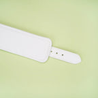 Fuji White Collection Leather Ankle Cuffs - Restraints