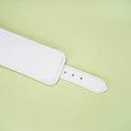 Fuji White Collection Leather Handcuffs - Restraints