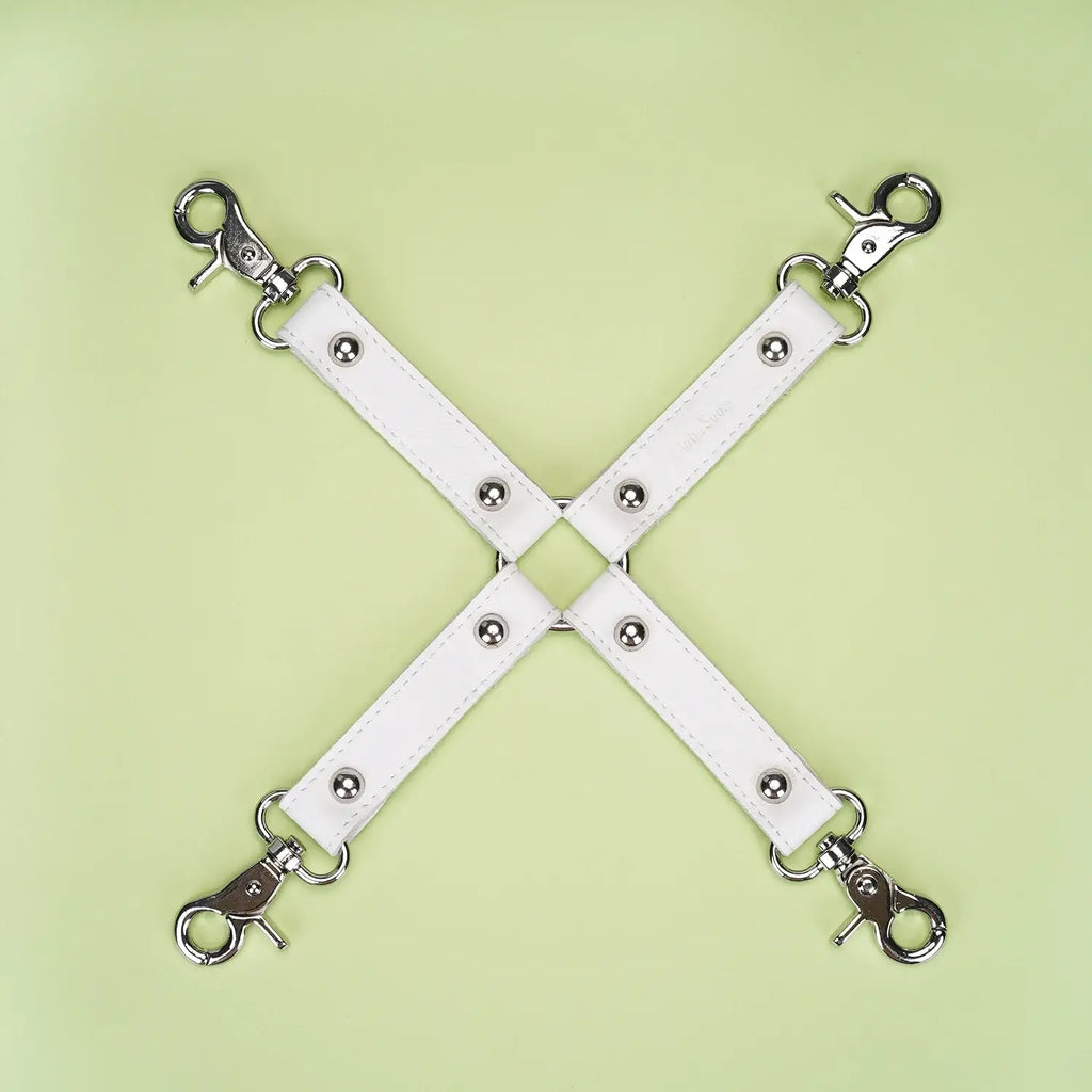 Fuji White Collection Leather Hogtie - Restraints