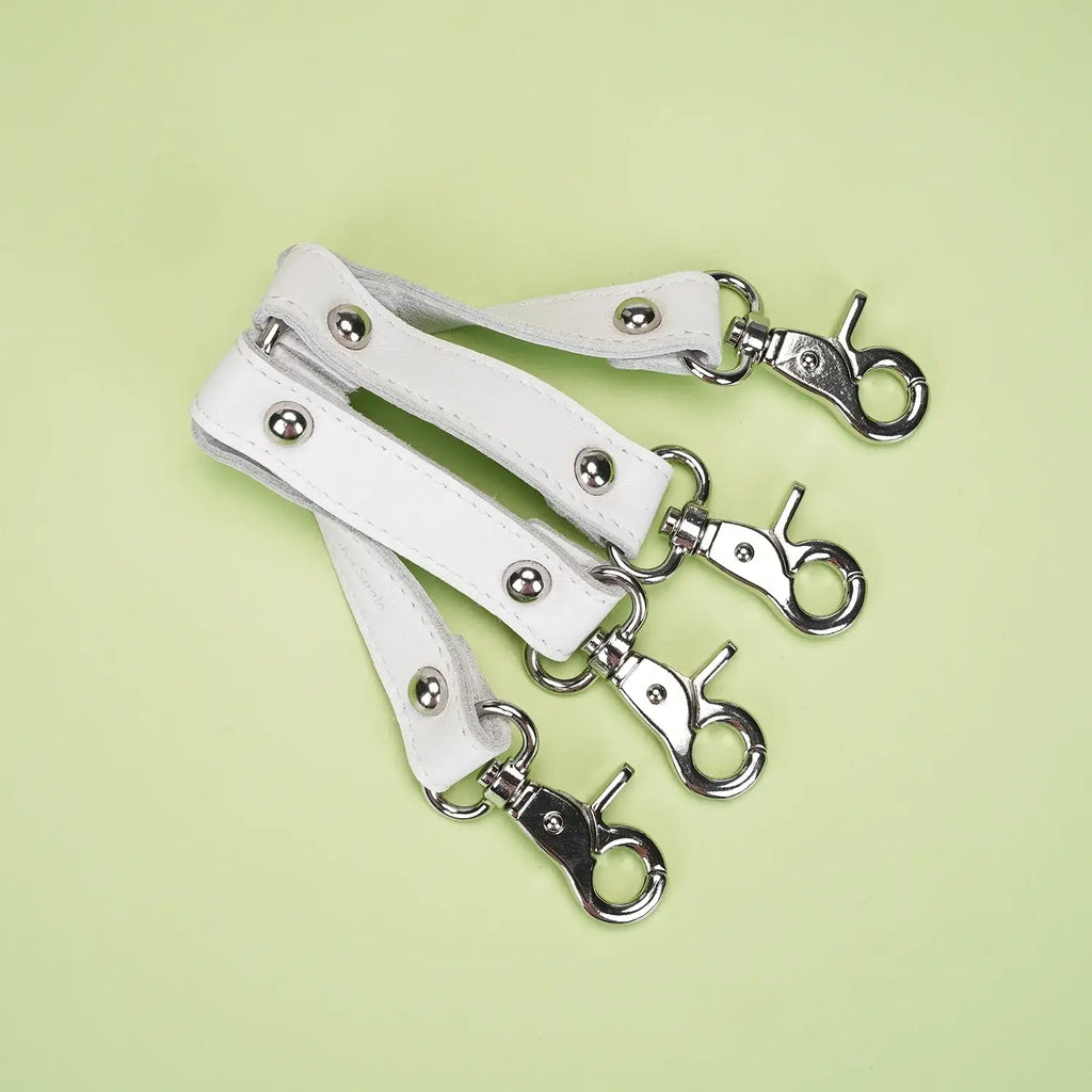 Fuji White Collection Leather Hogtie - Restraints