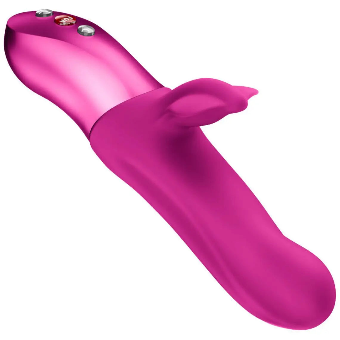 Fun Factory Bi Stronic Fusion - Dual Thrusting Rabbit Vibrator Magenta