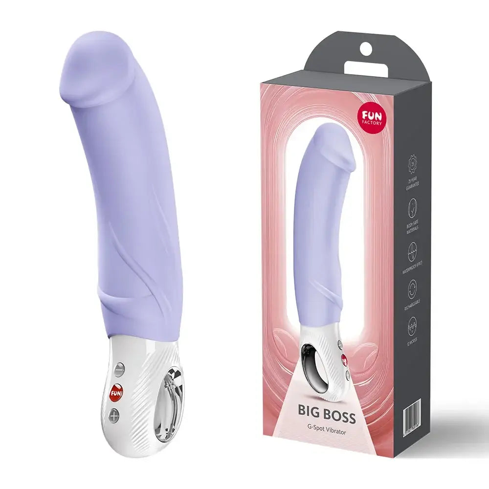 Fun Factory Big Boss G-Spot Vibrator - Powerful Rechargeable Silicone