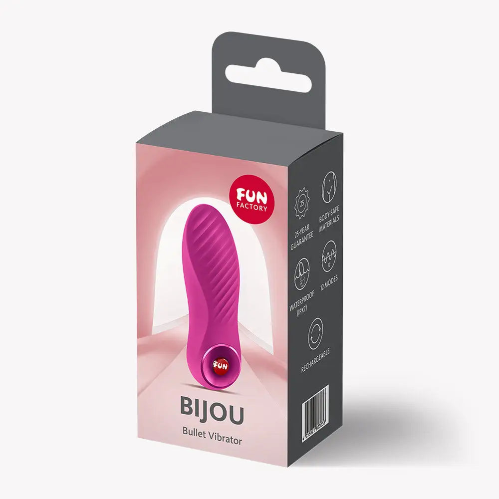 Fun Factory FUN FACTORY Bijou Bullet Vibrator - Compact Rechargeable Massager Magenta