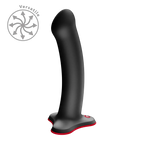 Fun Factory Magnum G-Spot Dildo - 7.2’’ Silicone Strap-On Compatible Black