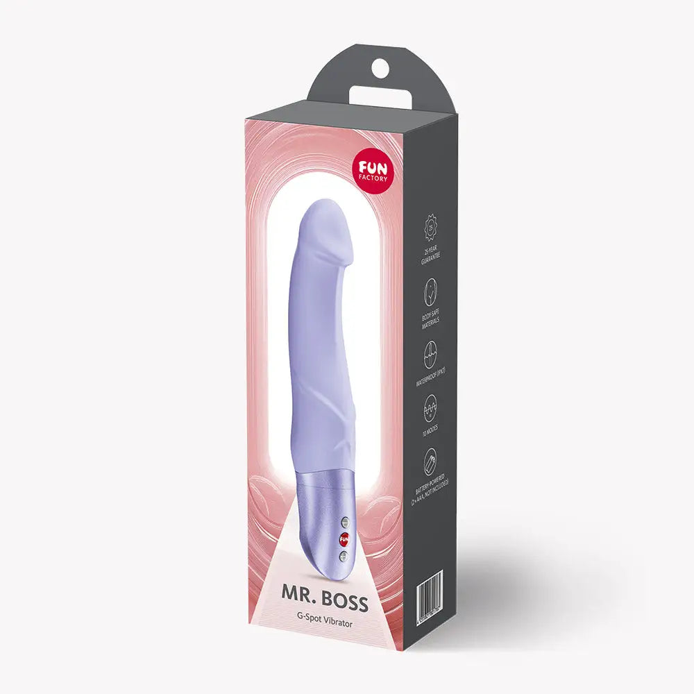 Fun Factory Mr. Boss G-Spot Vibrator - Waterproof Silicone Vibe
