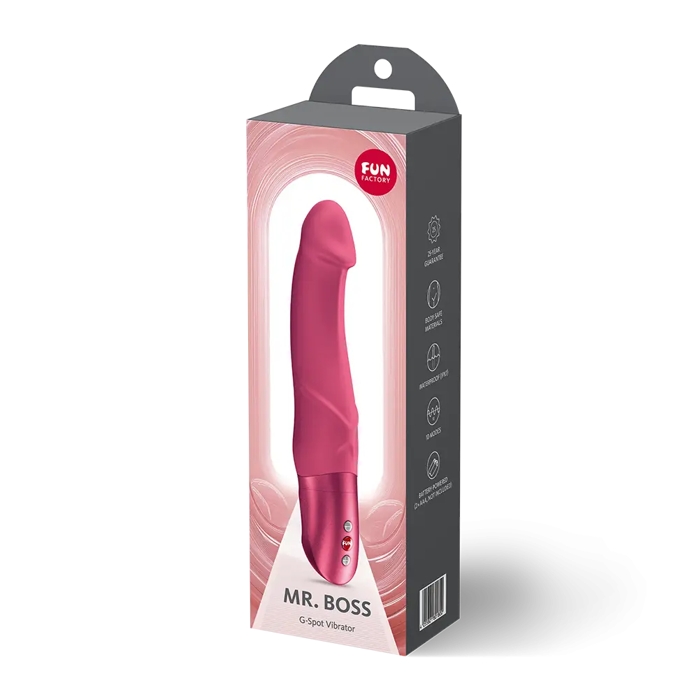 Fun Factory Mr. Boss G-Spot Vibrator - Waterproof Silicone Vibe