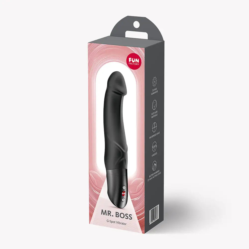 Fun Factory Mr. Boss G-Spot Vibrator - Waterproof Silicone Vibe