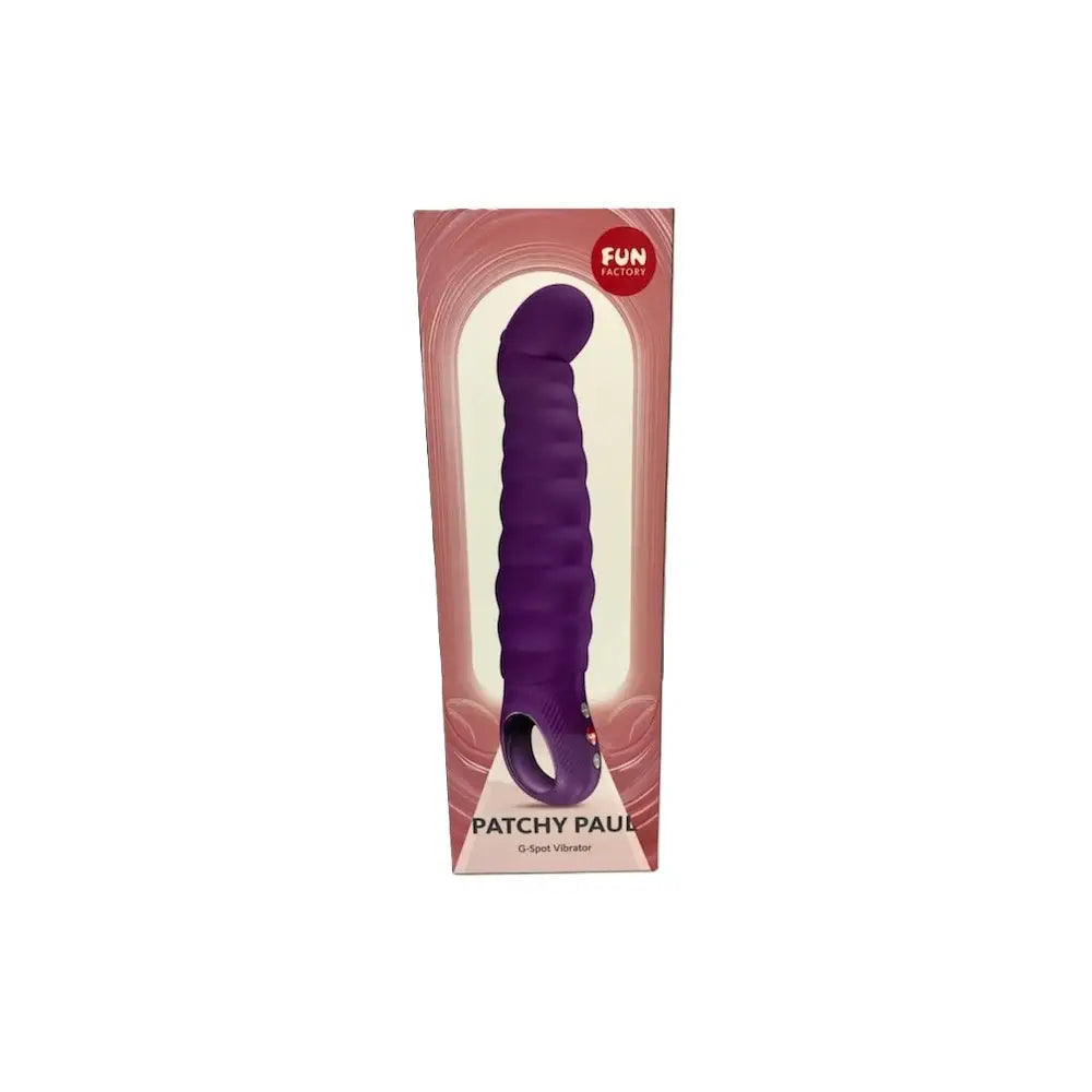 Fun Factory Patchy Paul G-Spot Vibrator - Waterproof Rechargeable Dark Purple