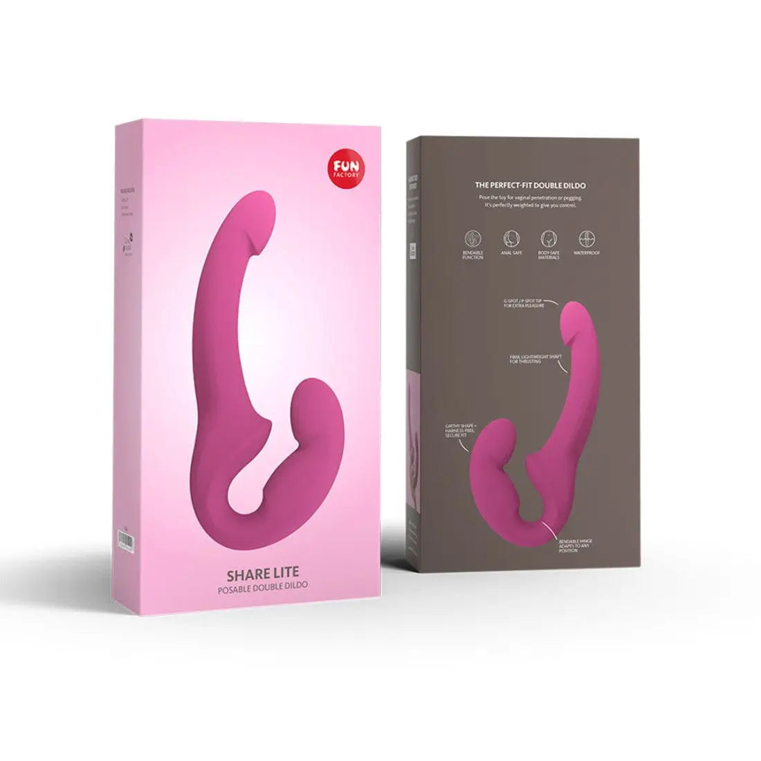 Fun Factory Share Lite Strapless Posable Double Dildo - Rolik®