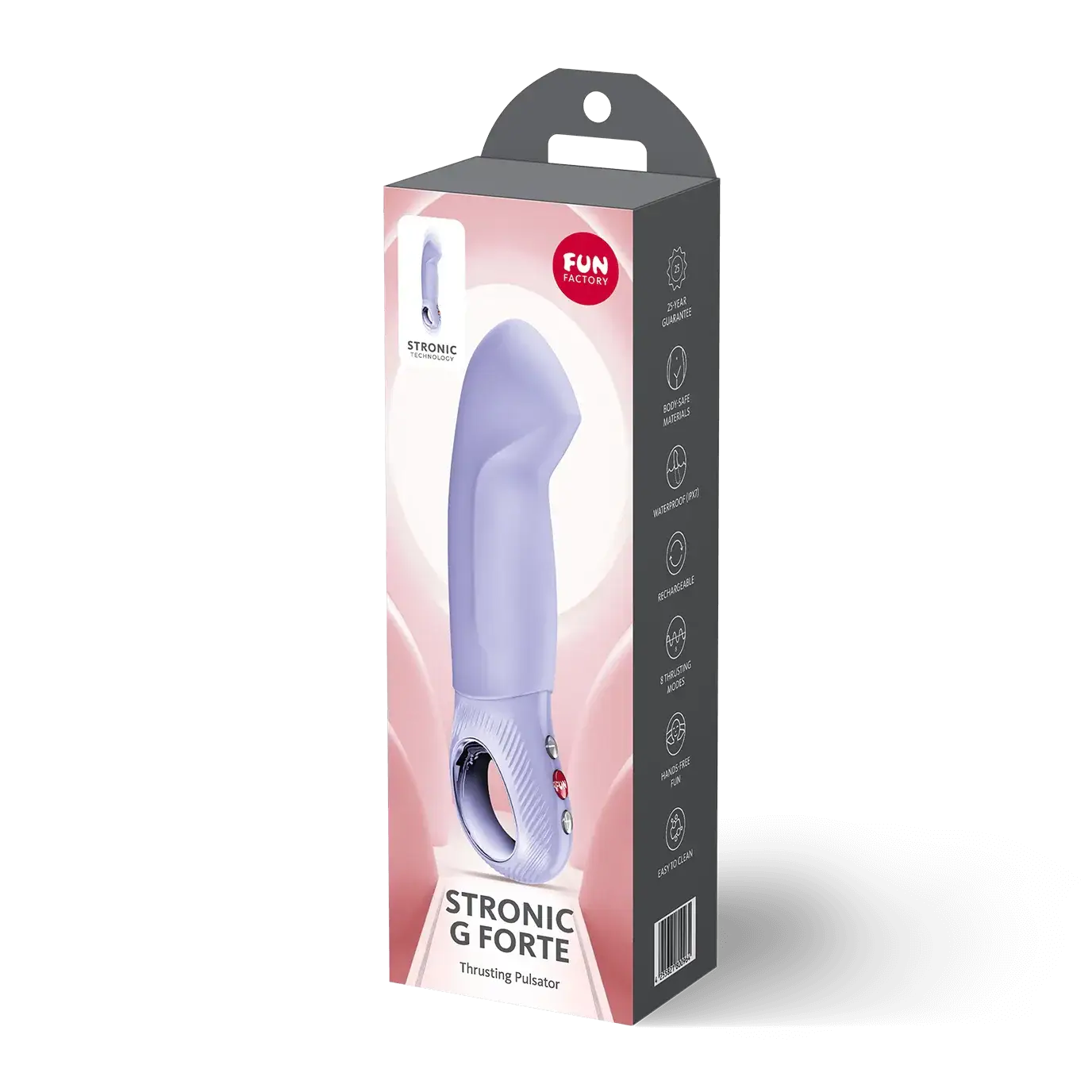 Fun Factory Stronic G Forte – Rechargeable Thrusting G-Spot Vibrator Lilac