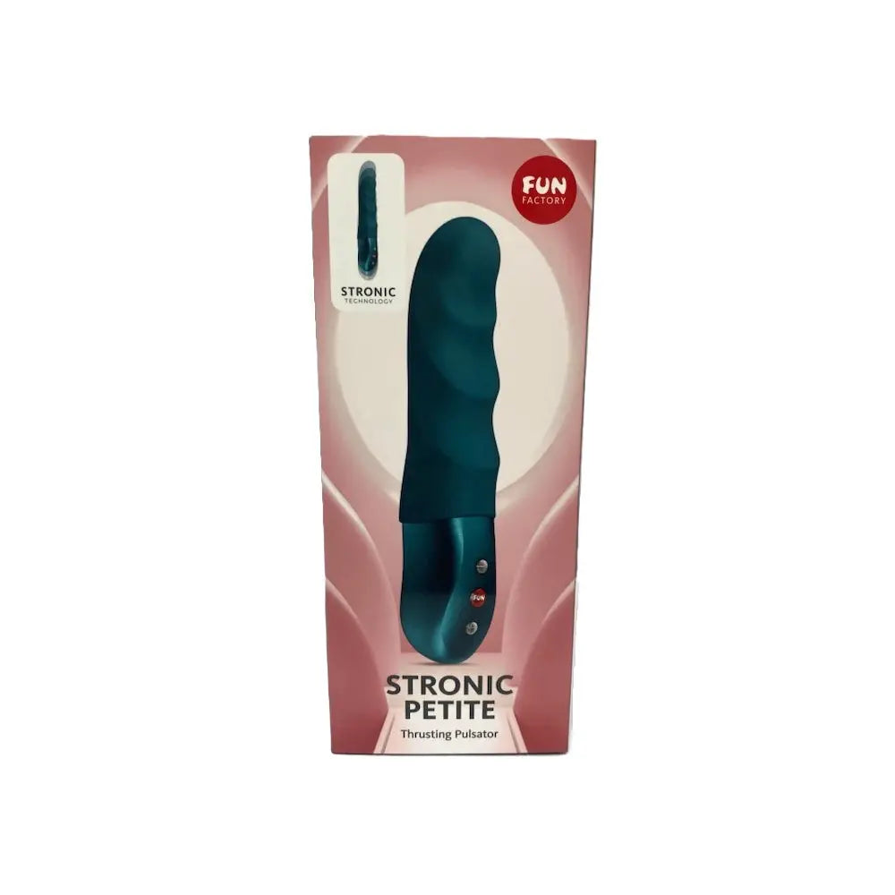 Fun Factory Stronic Petite Thrusting Pulsator - Rechargeable Vibrator Teal