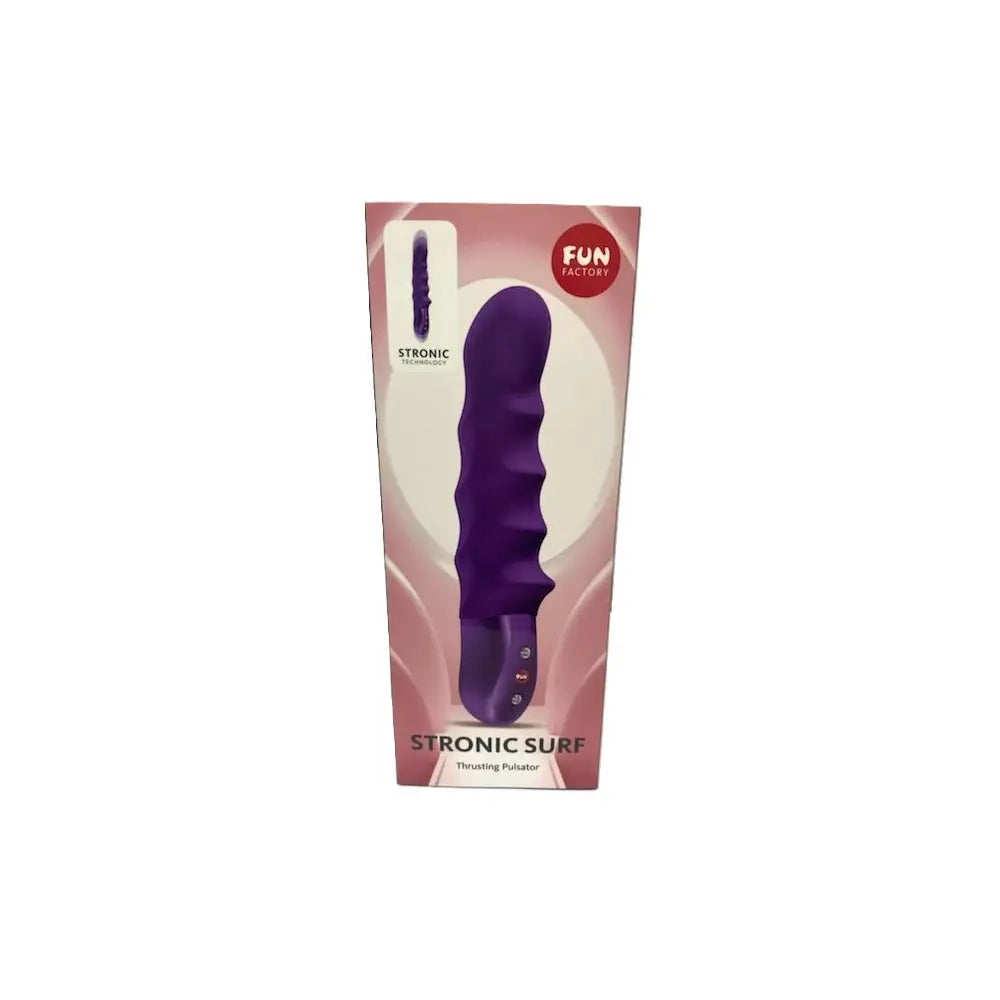 Fun Factory Stronic Surf Thrusting G-Spot Vibrator by Dark Purple