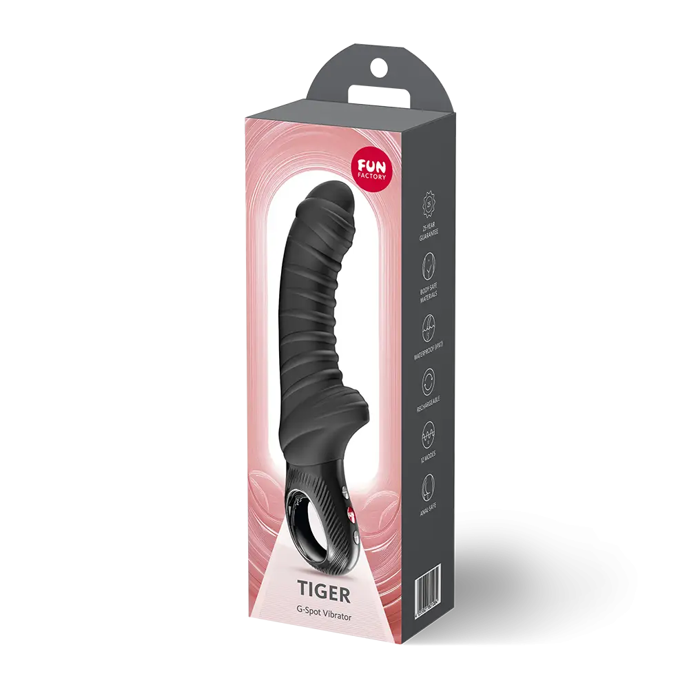 Fun Factory Tiger G-Spot Vibrator - Rechargeable Silicone Massager