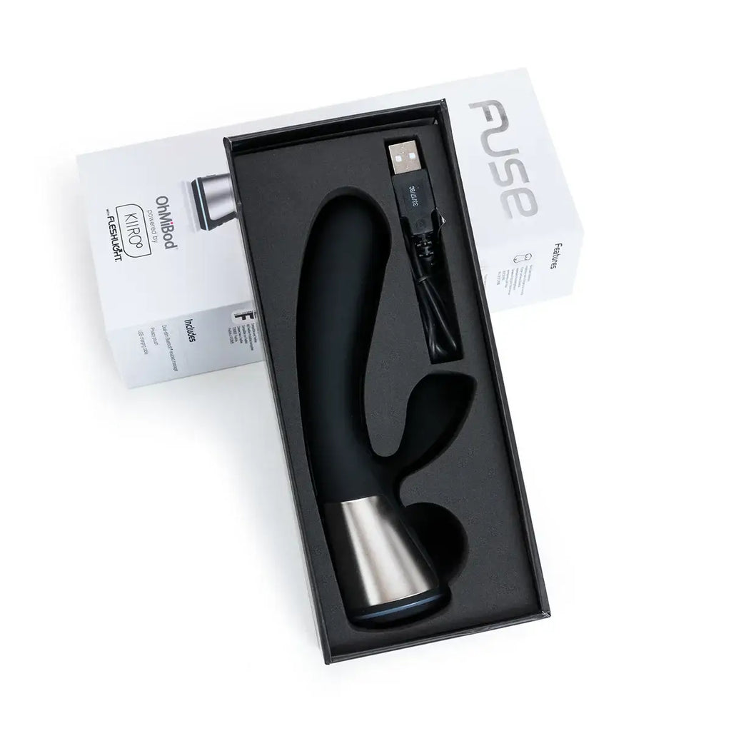 Fuse Interactive App - Enabled Dual - Stim Vibrator - Black