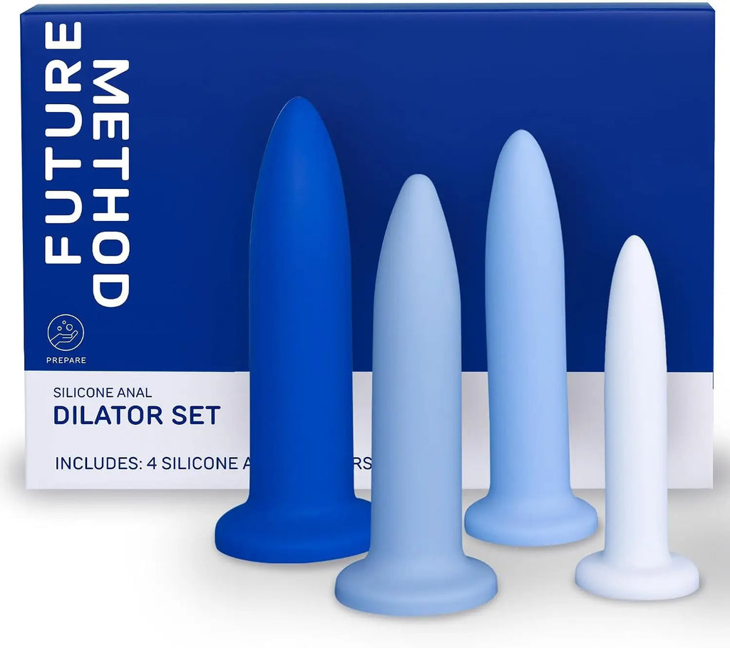 Future Method 4-Piece Silicone Anal Dilator Set - Graduated Training for Comfort & Flexibility