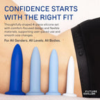 Future Method 4-Piece Silicone Anal Dilator Set - Graduated Training for Comfort & Flexibility