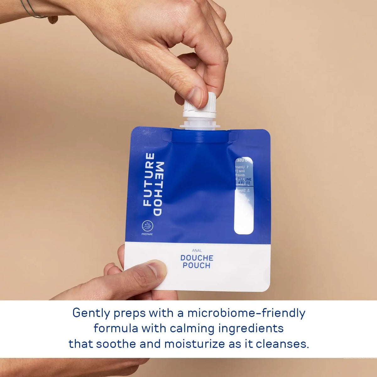 Future Method Anal Douche Kit - All-in-One Travel Isotonic Cleansing with Nozzle