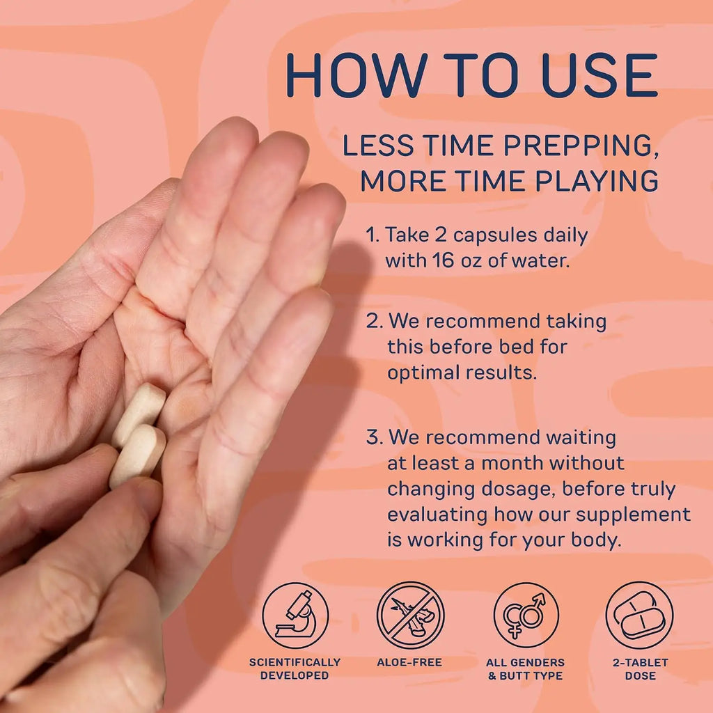 Future Method Butt + Gut Daily Fiber | Anal Prep & Health Supplement