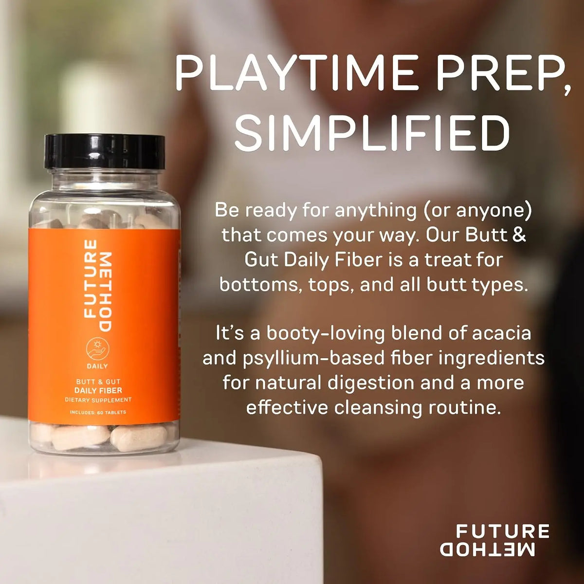 Future Method Butt + Gut Daily Fiber | Anal Prep & Health Supplement