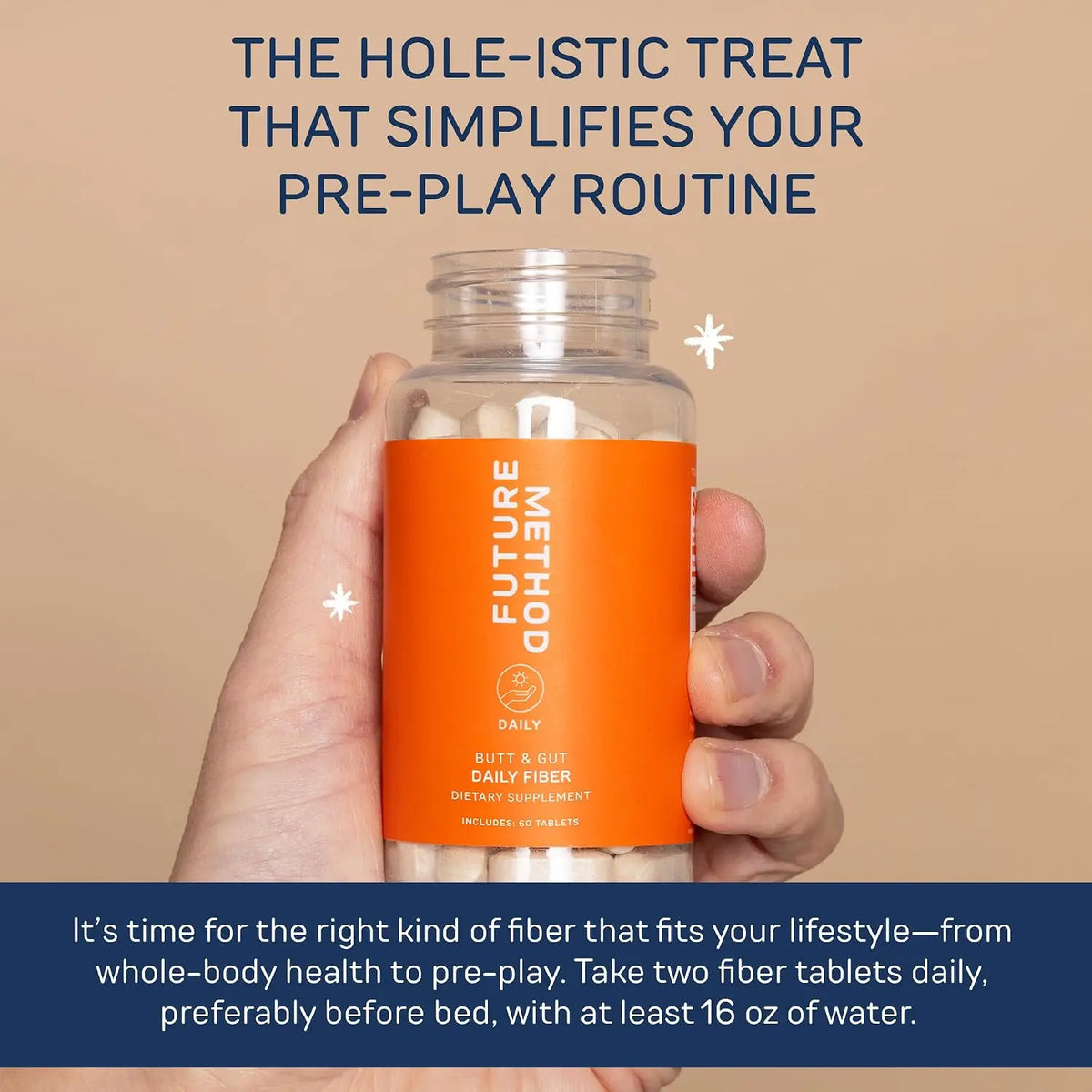 Future Method Butt + Gut Daily Fiber | Anal Prep & Health Supplement