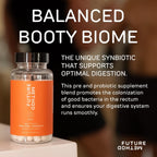 Future Method Butt + Gut Daily Pre & Probiotic | Booty Biome Supplement | 60 Capsules