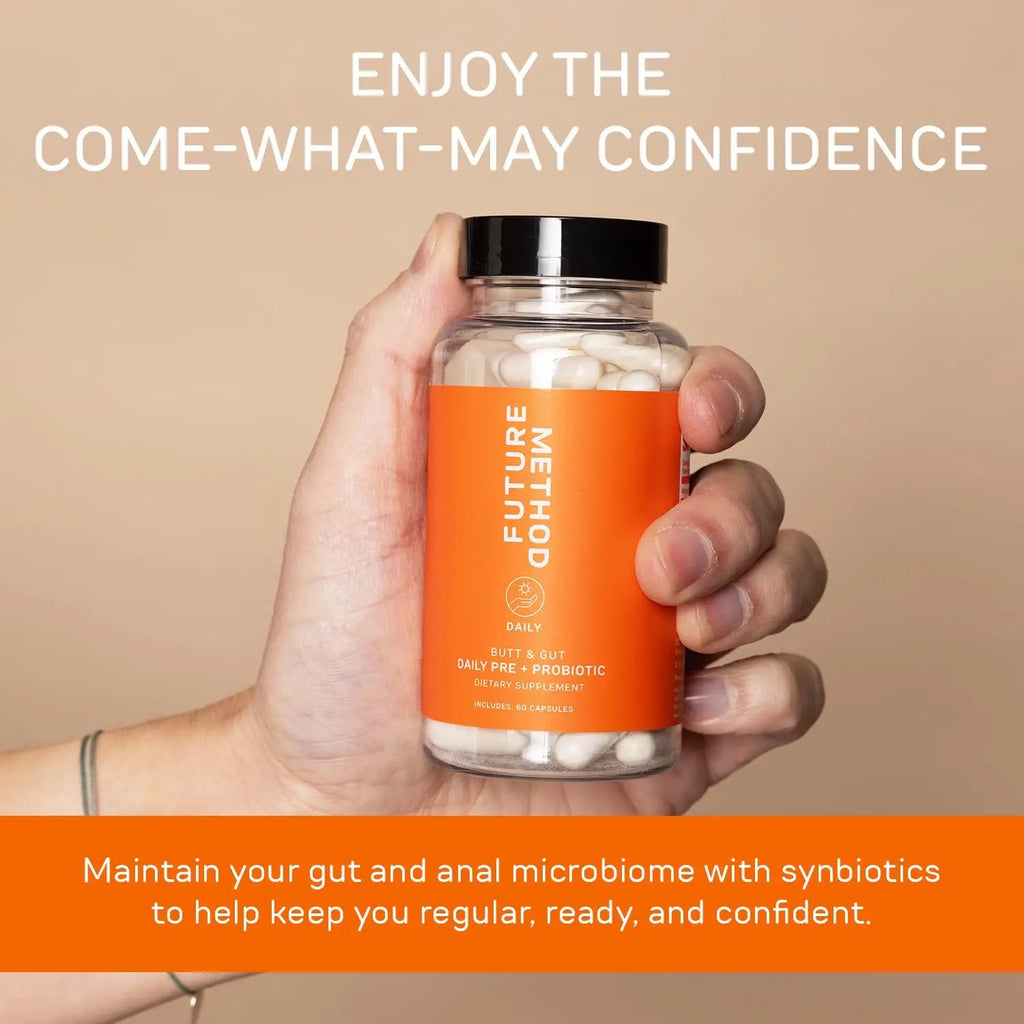 Future Method Butt + Gut Daily Pre & Probiotic | Booty Biome Supplement | 60 Capsules