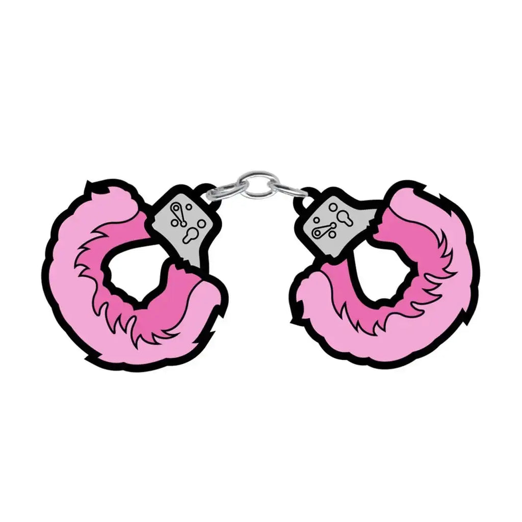Fuzzy Handcuffs Soft Enamel Pin - Rolik®