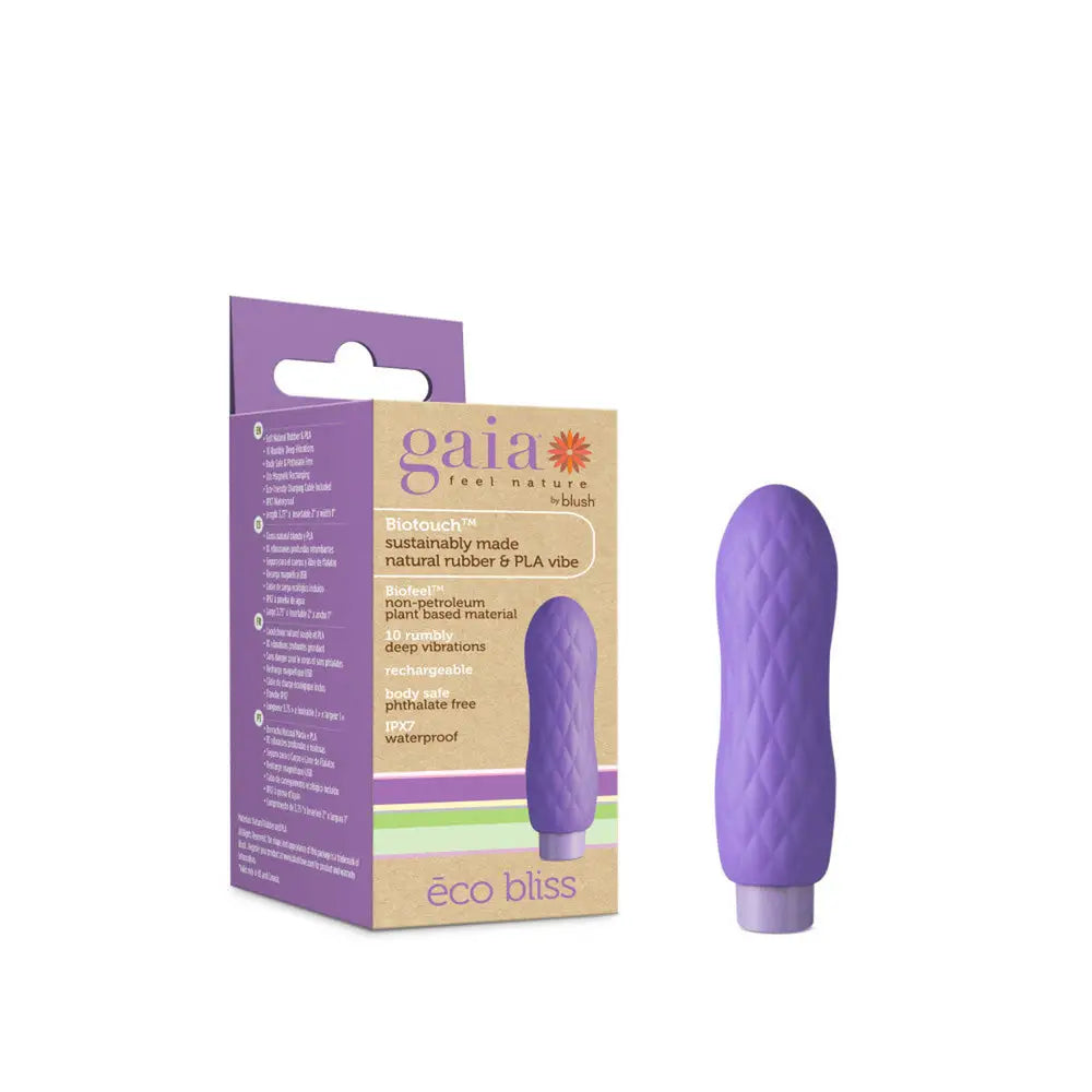 Gaia Eco Bliss Vibrator - Purple