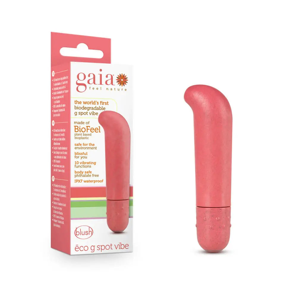 Gaia Eco G Spot Vibrator - Pink