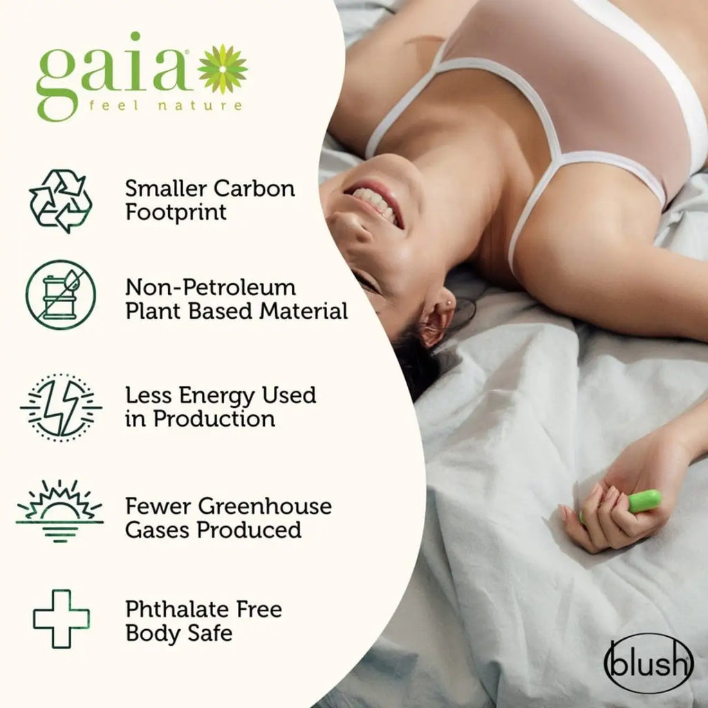 Gaia® Biodegradable Recyclable Eco Bullet Vibrator - Rolik®