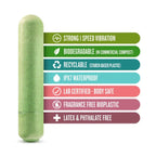 Gaia® Biodegradable Recyclable Eco Bullet Vibrator - Rolik®