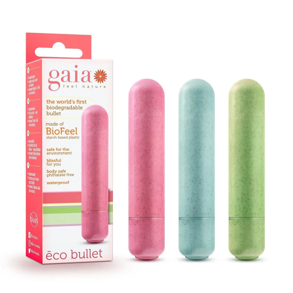 Gaia® Biodegradable Recyclable Eco Bullet Vibrator - Rolik®