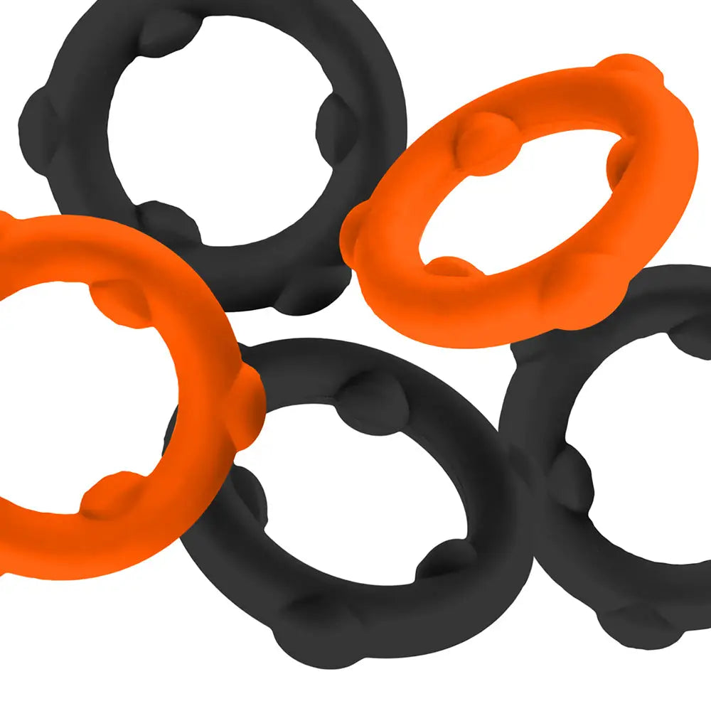 Gearheads Spinner Silicone C-Ring Mixed Colors 5-Pack