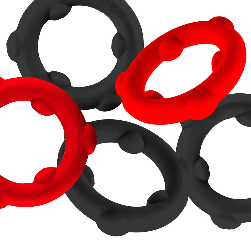 Gearheads Spinner Silicone C-Ring Mixed Colors 5-Pack