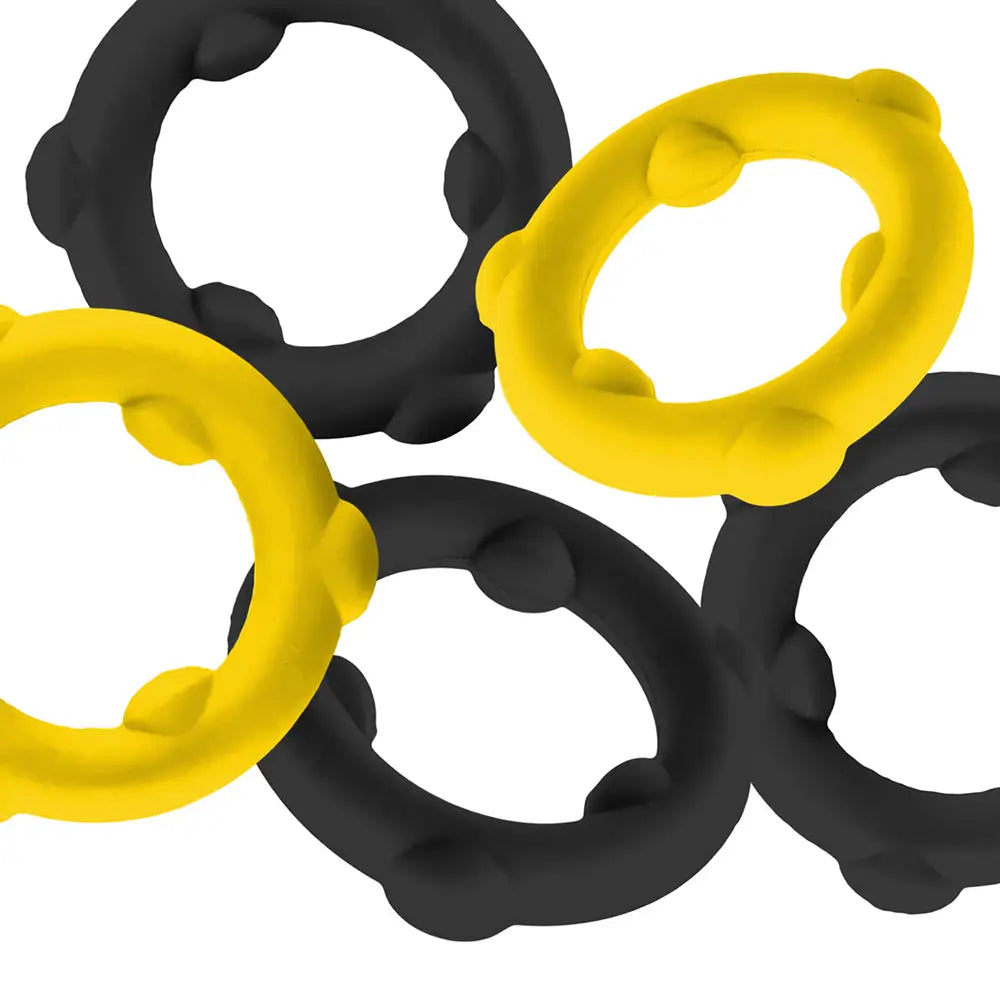 Gearheads Spinner Silicone C-Ring Mixed Colors 5-Pack