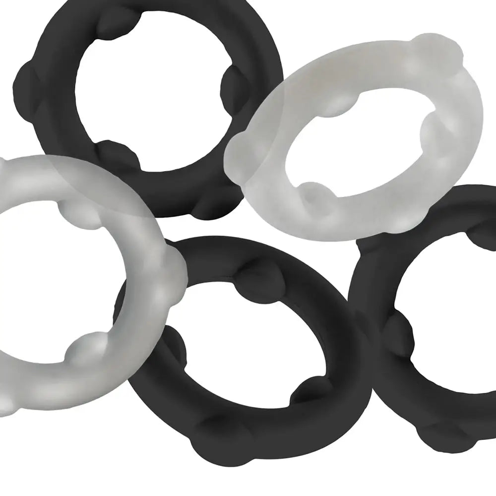 Gearheads Spinner Silicone C-Ring Mixed Colors 5-Pack